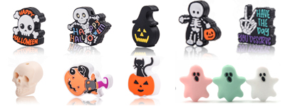 Silicone Halloween Focal Beads