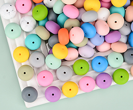 Silicone Abacus Beads 14/19/22mm