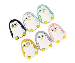 Silicone Mini Penguin Beads
