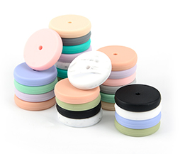 Silicone Coin Beads