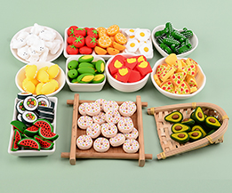 Silicone Fruit & Vegetable Beads