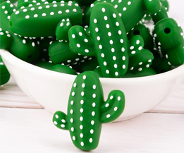 Silicone Cactus Beads