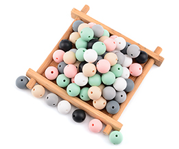 Silicone Four Holes Beads