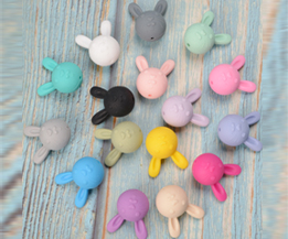 Silicone Rabbit Bead