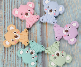 Silicone Mini Koala Beads