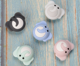 Silicone Elephant Bead