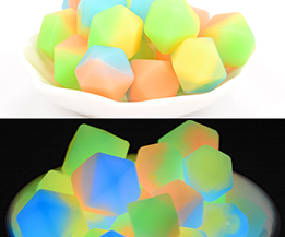 Silicone Two Colors Luminous Beads