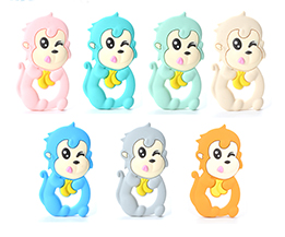 Silicone Monkey Teether