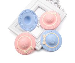 Silicone Straw Hat Teether