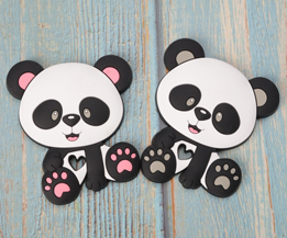 Silicone Panda Teether