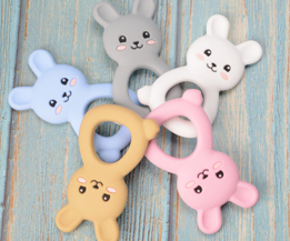Silicone Bunny Teether
