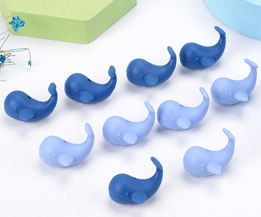 Silicone Whale Beads